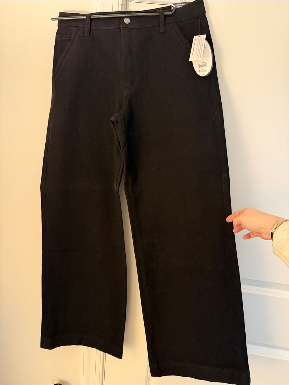Black Wide-Leg Pants